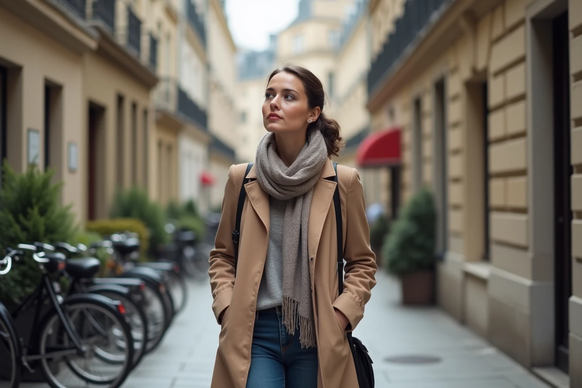 Femme dans la rue d