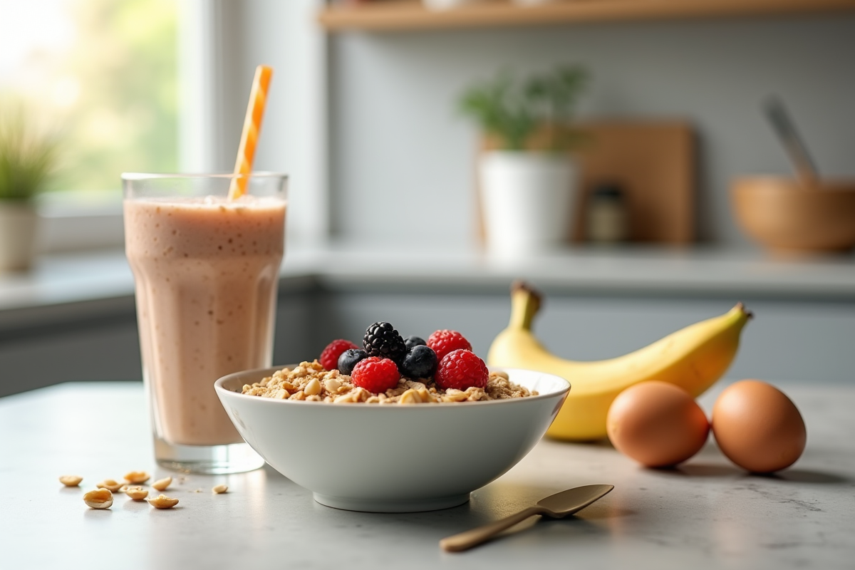 petit-déjeuner protéines